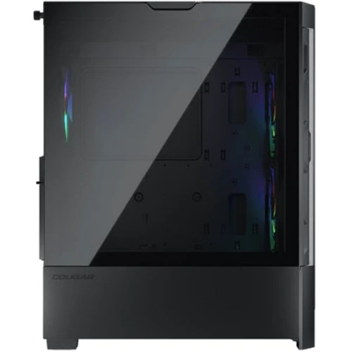 Корпус Cougar Airface RGB Black (CGR-5ZD1B-AIR-RGB): Материал передней панели сталь