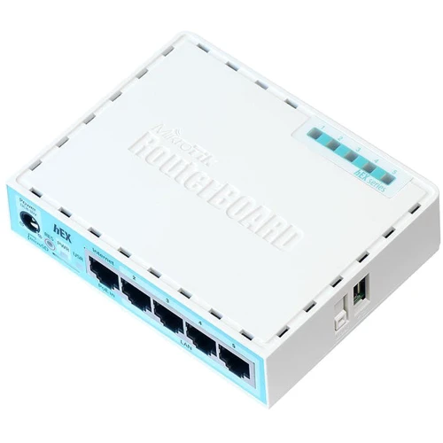 Провідний маршрутизатoр Mikrotik hEX (RB750Gr3): Інтерфейс підключення (LAN-порт) 4х10 / 100/1000 BASE-T Gigabit Ethernet