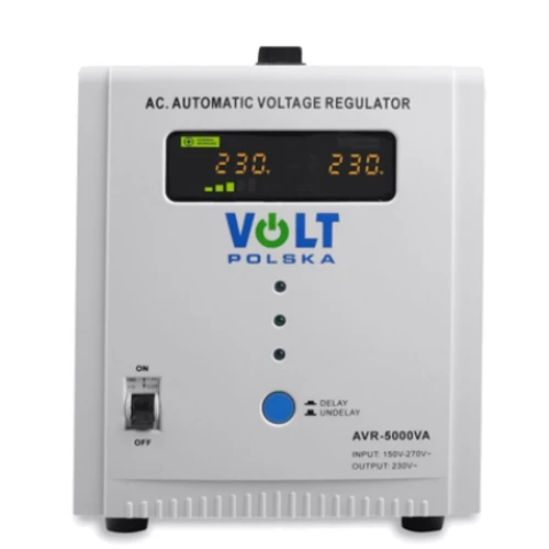 Стабилизатор напряжения AVR Volt Polska 5000VA 8-11%: Тип релейный