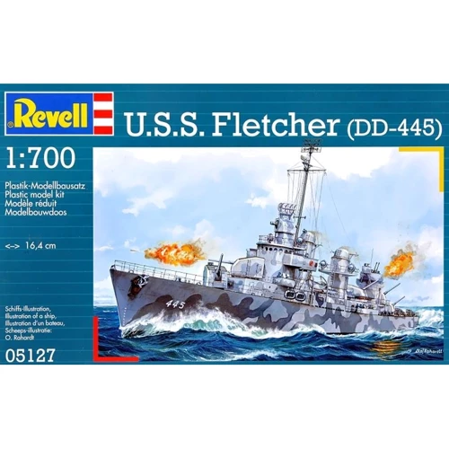 Модель Revell Эсминец U.S.S. Fletcher 1:700 (5127)