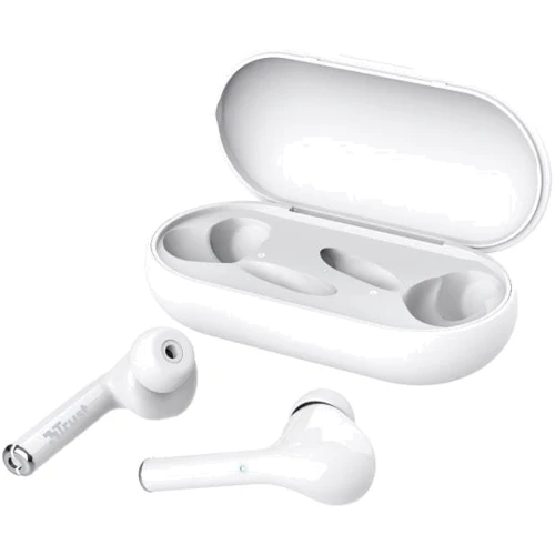 Наушники Trust Nika Touch True Wireless Mic White (23705): Тип крепления без креплений