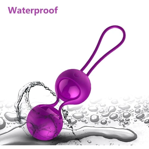 Набор вагинальных шариков с вибрацией и пультом ДУ FOX - Vibrating Silicone Kegel Balls Set USB