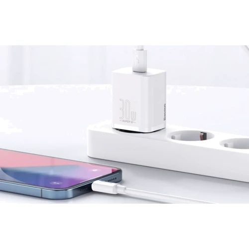 Зарядное устройство Baseus USB-C Wall Charger Super Si 30W White (CCSUP-J02) фото 6