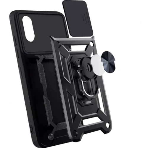 Чехол для телефонов BeCover Military Black for Motorola Moto G72 (709095): Тип накладка на заднюю часть