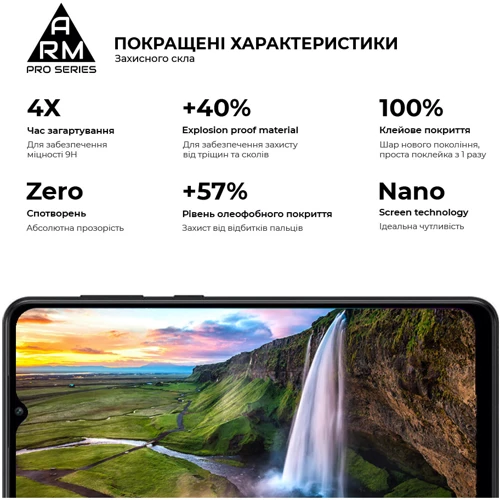 Аксессуар для смартфона ArmorStandart Tempered Glass Pro Black for Samsung A022 Galaxy A02 / A025 Galaxy A02s (ARM58384) фото 6