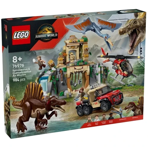 Конструктор LEGO Jurassic World Повітряна місія зі спинозавром та кетцалькоатлем (76976)