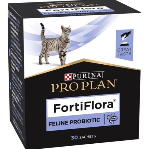 Пробиотик для взрослых кошек и котят Purina Pro Plan FortiFlora Feline Probiotic поддержка микрофлоры ЖКТ 30х1г (8445290040794): Вид Порошок