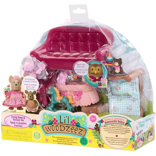 Игровой набор Li'l Woodzeez Гостиная и Детская (WZ6763Z)