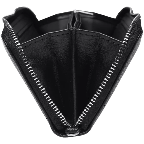 Жіночий гаманець Borsa Leather чорний (k16002-7-black): Формат гаманця горизонтальний