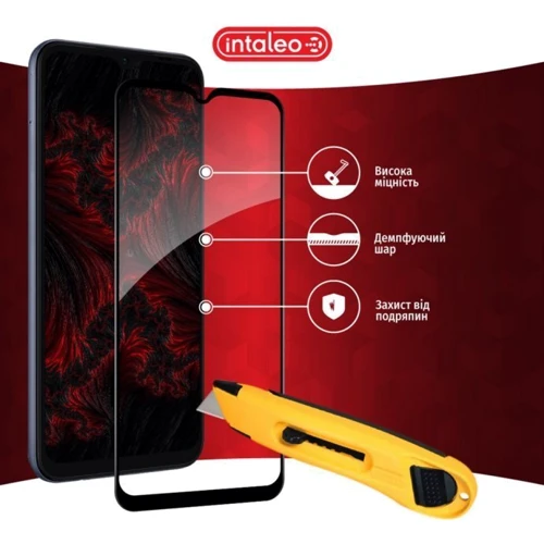 Аксессуар для смартфона Intaleo Tempered Glass Full Glue Black for Samsung M146 Galaxy M14 5G: Цвет черный