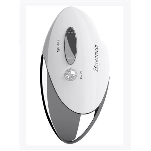 Womanizer W500 - вакуумный стимулятор клитора с кристаллом Swarovski, белый хром