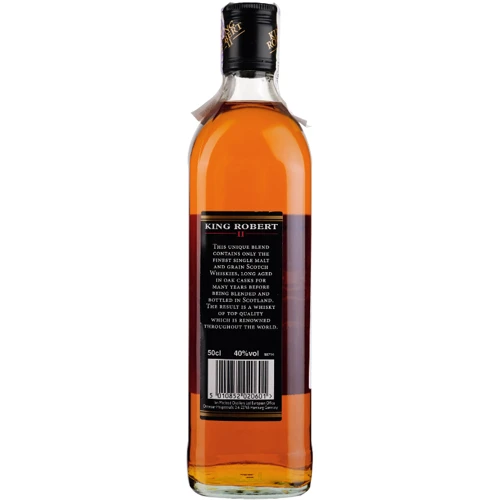 Виски King Robert II Blended Scotch Whisky 40% (0.5 л) (MAR5010852020601): Объем, л 0.5