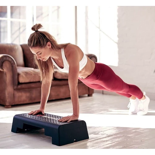 Степ платформа и балансировочная платформа Reebok Mini Step черный Уни (RAP-10150BK): Максимальная нагрузка, кг 110