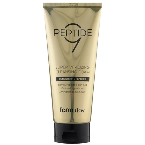 FarmStay Peptide 9 Super Vitalizing Cleansing Foam Пенка для умывания лица с пептидами 180 ml: Пол Для женщин