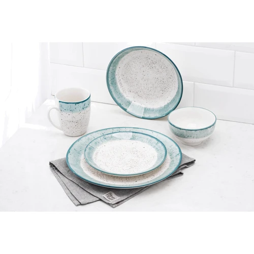 Салатник Ardesto Siena 11.5 см порцеляна Біло-блакитний (AR2914SWB)