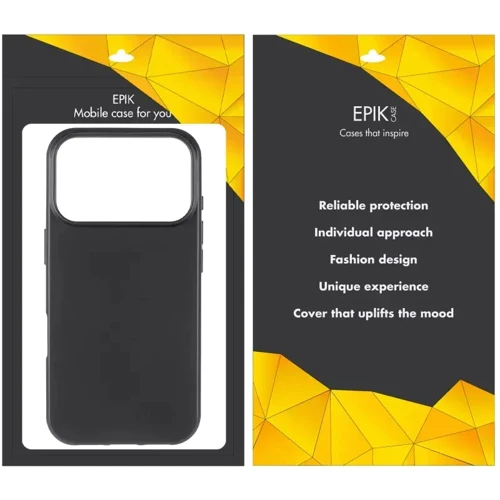 Чехол для iPhone Epik TPU Case Black for iPhone 17 Pro