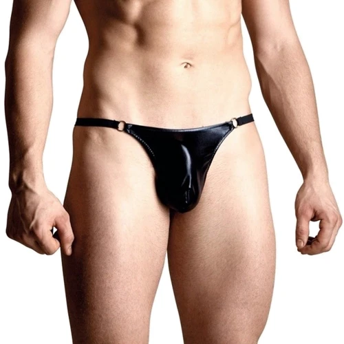 Мужские трусы SoftLine - Mens thongs 4487, S-L (black)