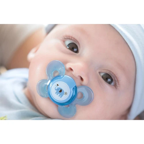 Пустушка Chicco Physio Comfort силікон 0-6 міс блакитний (74911.21): Матеріал силикон