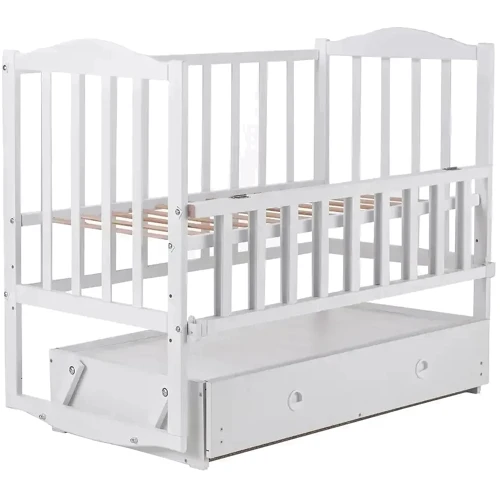 Дитяче ліжечко Babyroom Зайченя маятник ZL-301 біле (624701)