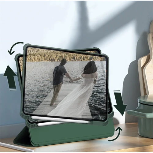 Аксесуар для iPad BeCover Magnetic 360 Rotating with Pencil mount Dark Green for iPad 10.9 (2022 / 2024) / iPad 11 2025 (708503): Тип аксесуара чохол
