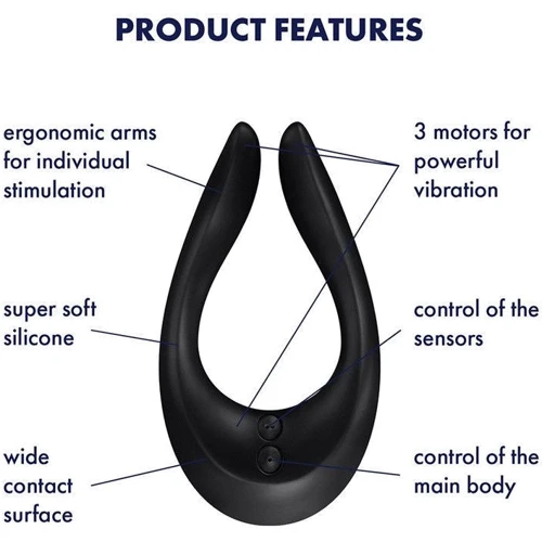 Вібратор для пар Satisfyer Endless Joy Black