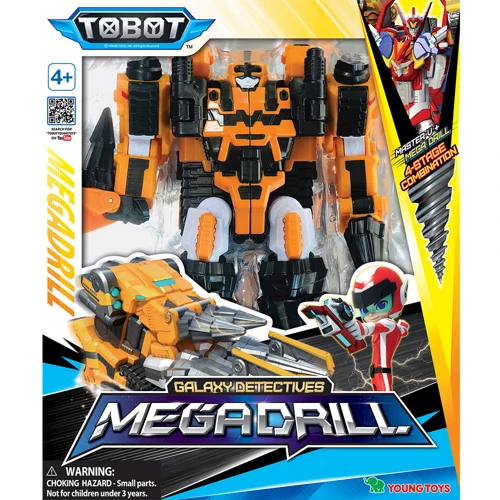 Робот-трансформер Tobot Детективы галактики мини Мега Дрель (301104): Тип игрушки Робот-грузовик