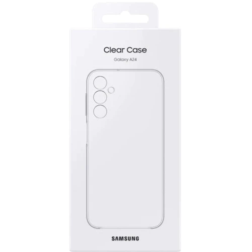 Аксессуар для смартфона Samsung Clear Cover Transparent (EF-QA245CTEGRU) for Samsung A245 Galaxy A24: Пленка в комплекте нет