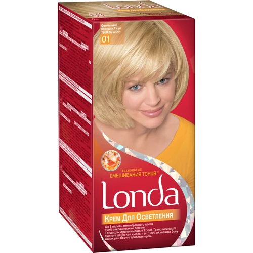 LONDA Крем-фарба для волосся Cream 01 Сонячний блондин 130 ml