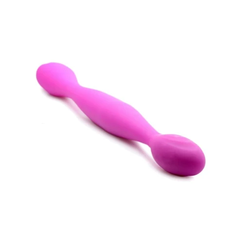 Inmi Double Thump 7x Rechargeable Silicone Double Dildo - двойной гибкий вибратор, 37х3,8 см