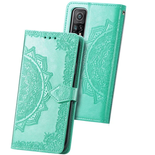 Аксессуар для смартфона Mobile Case Book Cover Art Leather Turquoise for Xiaomi Mi 10T / Mi 10T Pro