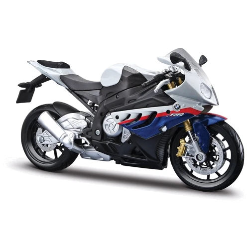 Maisto 31101 Модель мотоцикла (1:12) BMW S1000RR white / blue