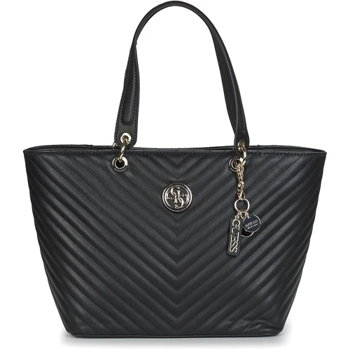 Женская сумка тоут Guess Kamryn Tote черная (HWBQ6691230-BLA)