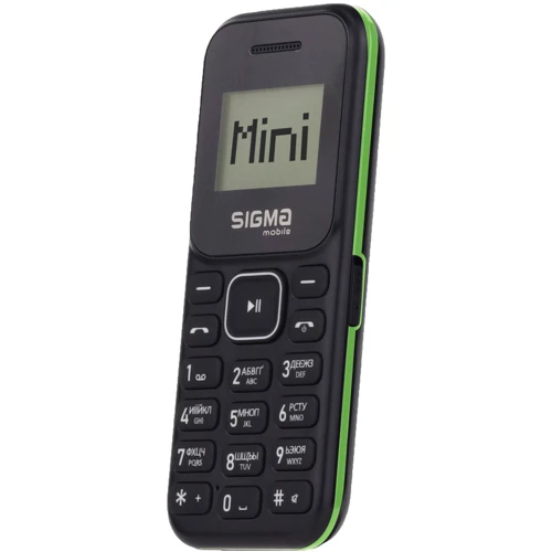 Мобильный телефон Sigma mobile X-style 14 MINI Black/Green (UA UCRF): Слот для карт памяти microSD (до 32 ГБ)