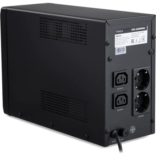 Vinga LED 1500VA (VPE-1500PRM2) (VPE-1500PRM2): Призначення Для будинку, Для комп'ютера