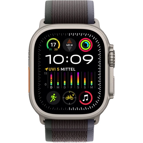 Аксесуар для Watch Apple Trail Loop Blue/Black Size S/M (MT613) для Apple Watch 42/44/45/49mm: Сумісність Apple Watch 42mm, Apple Watch 44mm, Apple Watch 45mm, Apple Watch 49mm