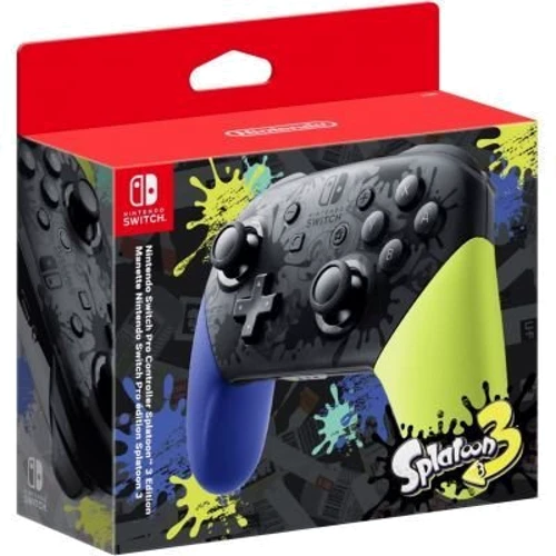 Аксессуар для приставок Nintendo Switch Pro Splatoon 3 Special Edition: Дополнительно Встроенный вибромотор