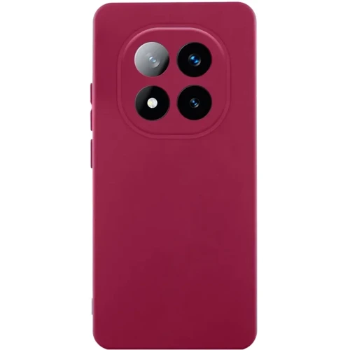 Чохол для телефона TPU Case Getman Liquid Silk Full Camera Marsala для Xiaomi Redmi Note 14 Pro 4G