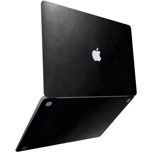 Chohol Skin Leatner Matte Black (front&back) for MacBook Air 13.6" M2 (2022)