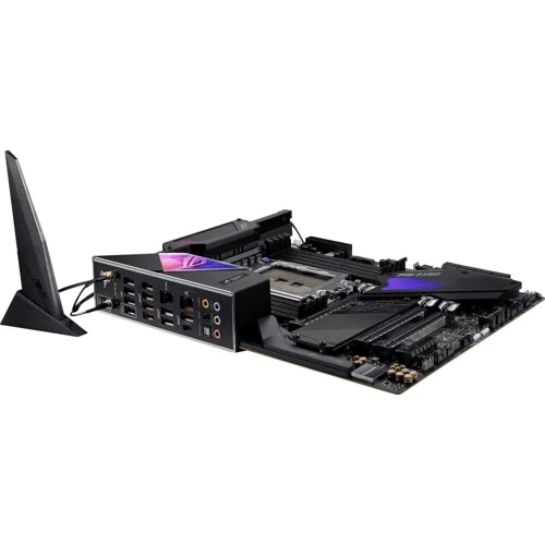 ASUS ROG STRIX TRX40-E GAMING: Разъемы на плате SATA 3.0, M.2