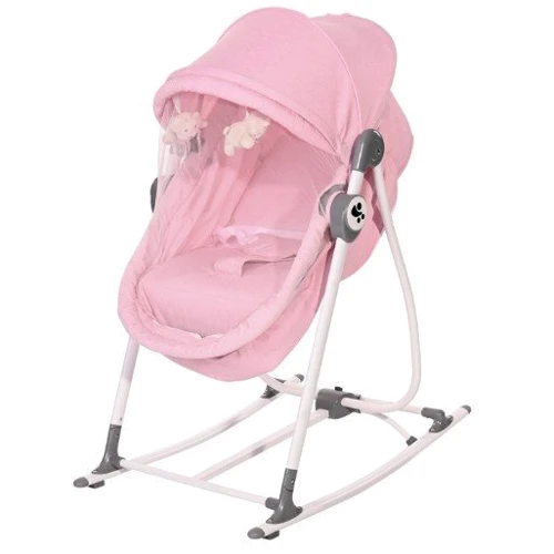 Кроватка-качели 3в1 Lorelli ALICANTE (pink)
