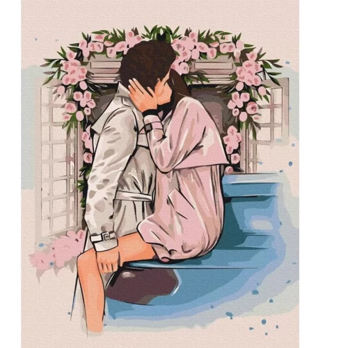 Картина по номерам Brushme Цветочные объятия ©Alla Berezovska 40x50 см (BS53450)