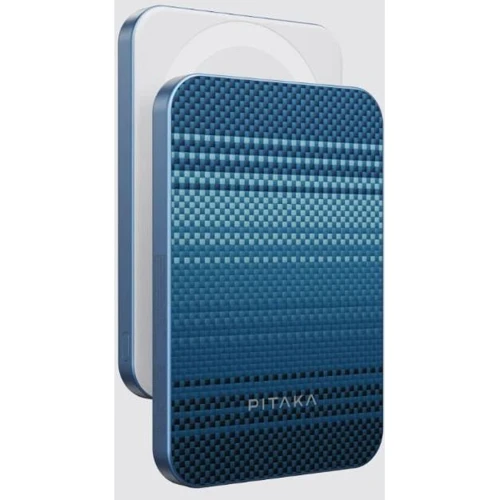 Внешний аккумулятор Pitaka Power Bank 5000mAh Aramid Fiber Magnetic 15W Moonrise (PBQ2403) фото 7