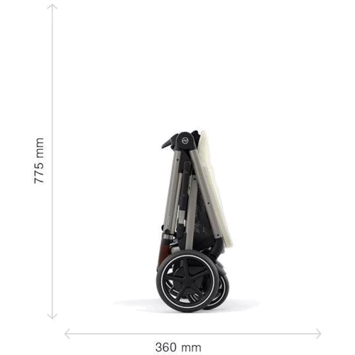 Прогулочная коляска Cybex eGazelle S SLV Stone Grey с электродвигателем и функцией укачивания (524000523): Количество блоков 1