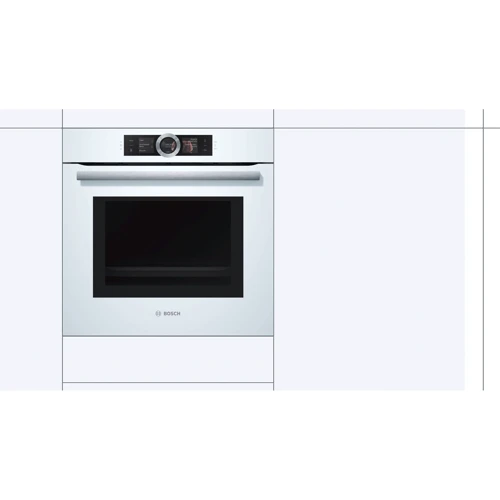 Духовой шкаф электрический Bosch HBG676EW1: Управление сенсорное