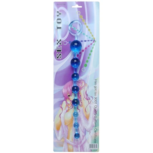 Анальні буси Jelly Anal Beads BLUE