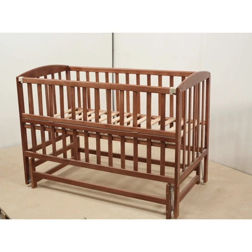 Кровать VALERI на шарнирах с откидной боковиной на подшипнике (600x1200) (бук)