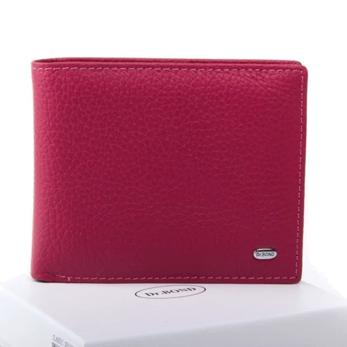Женский кошелек Dr. Bond розовый (35162 pink-red)
