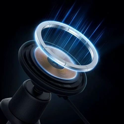 Держатель Baseus Car Holder Wireless Charger CW01 Magnetic 15W Black (C40141001111-00) фото 6