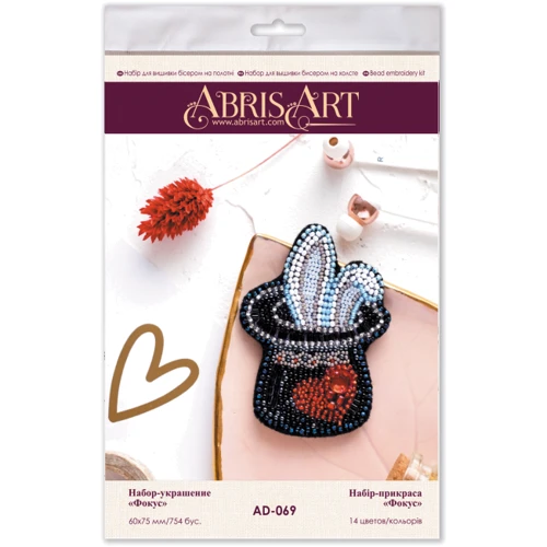 Abrisart AD-069 Набор для вышивки бисером украшения Фокус: Производитель Abrisart