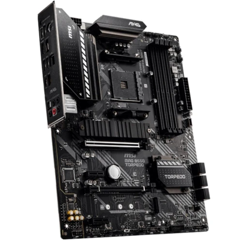 MSI MAG B550 TORPEDO: Роз'єми на задній панелі USB Type-C, USB 2.0, USB 3.2 Gen 2, USB 3.2 Gen 1, S / PDIF (оптичний)